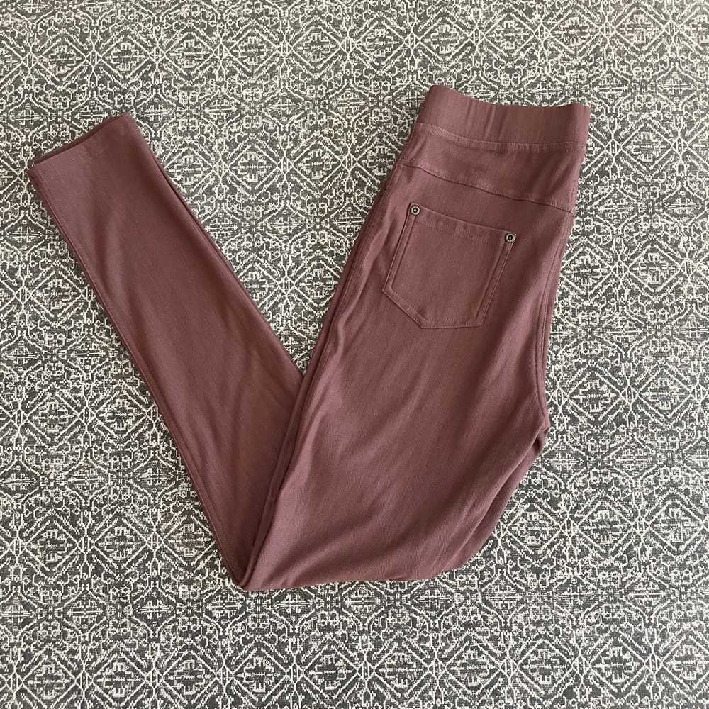 Kathy Brown Leggings With Pockets, One Size